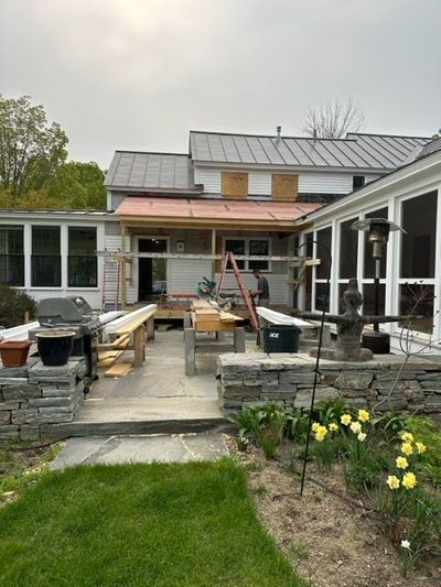Farmhouse under construction
