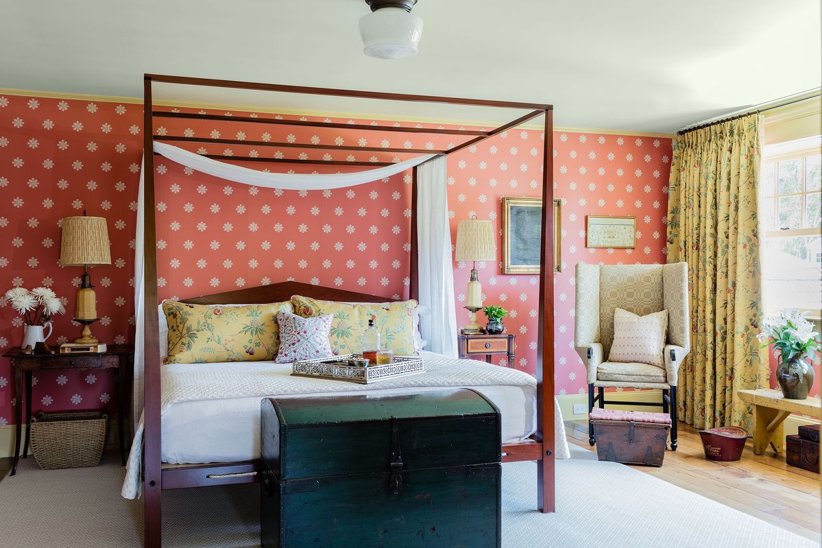 14 Northshore Farmhouse View Red Guest Room photo by Michael J. Lee