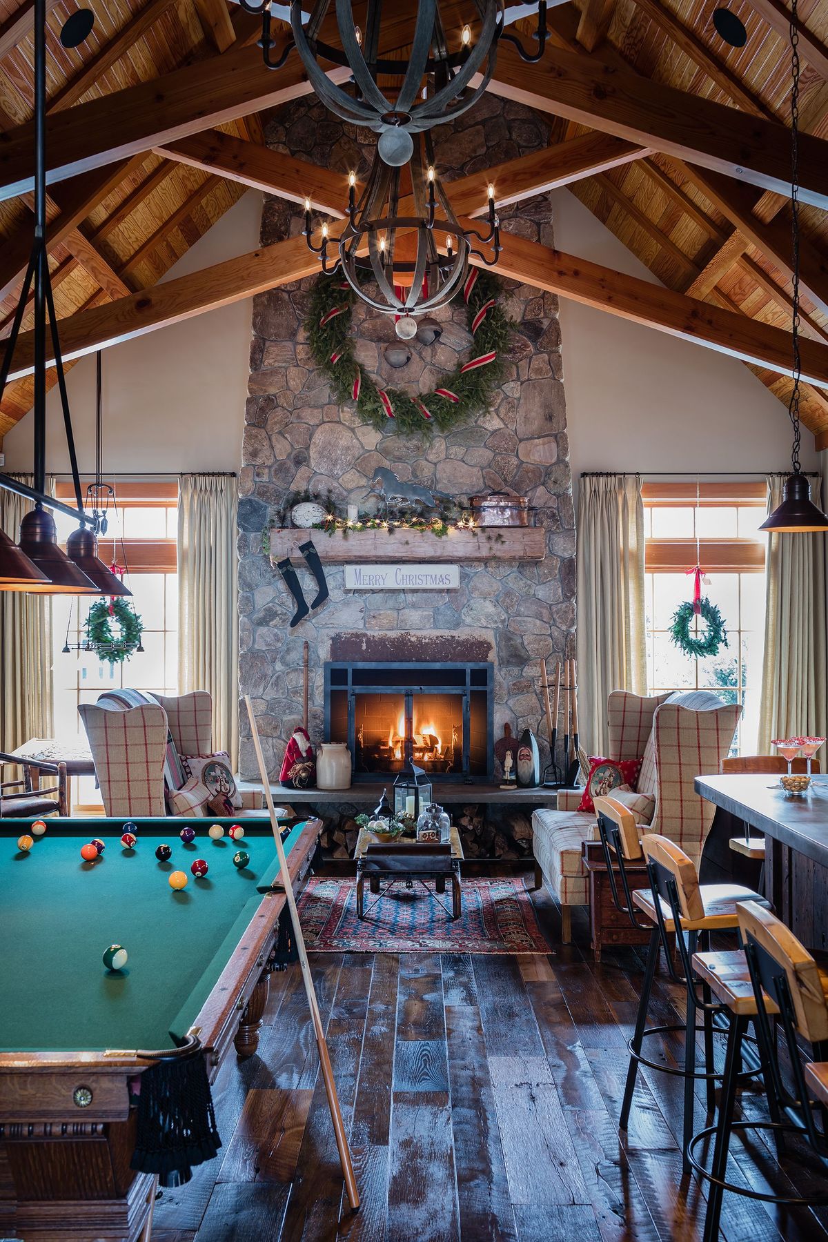13 Northshore Farmhouse Recreation Room photo by Michael J. Lee