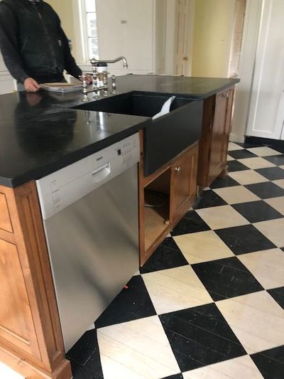 Kitchen Island BEFORE