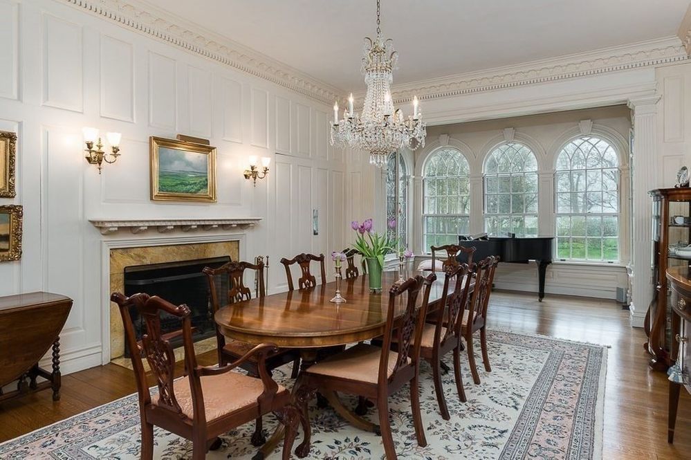 Dining Room furnished by former owners