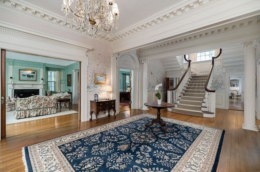 Entry Hall furnished by former owners