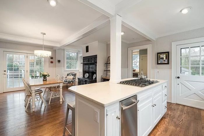 Modern white kitchen