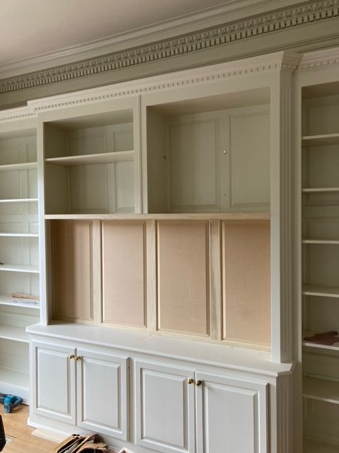 Bookcase after modification
