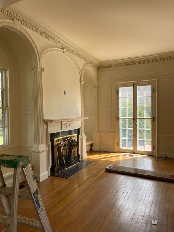 French door at front of house