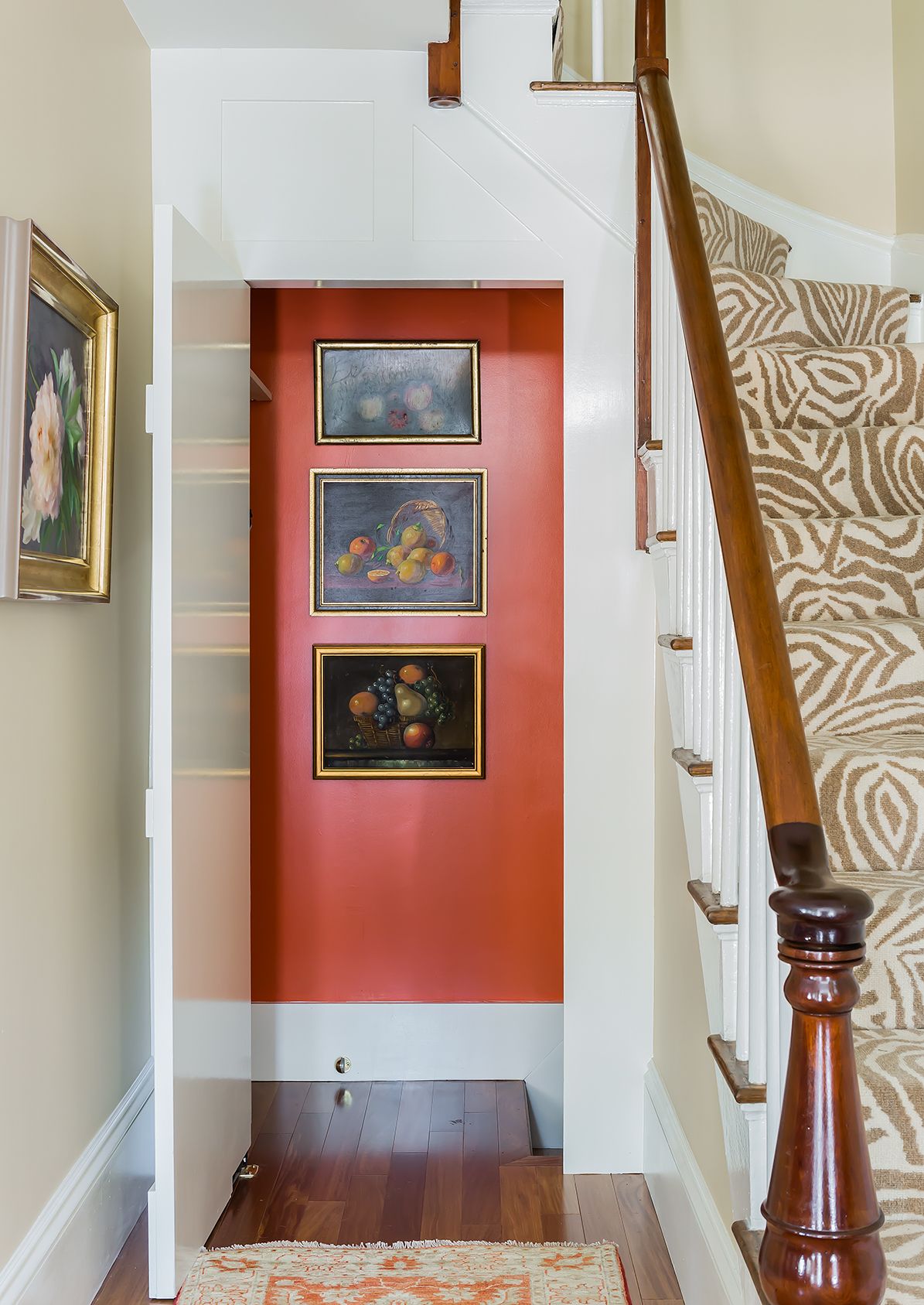 8 Charlestown Townhouse Front Hall door open photo by Michael J. Lee