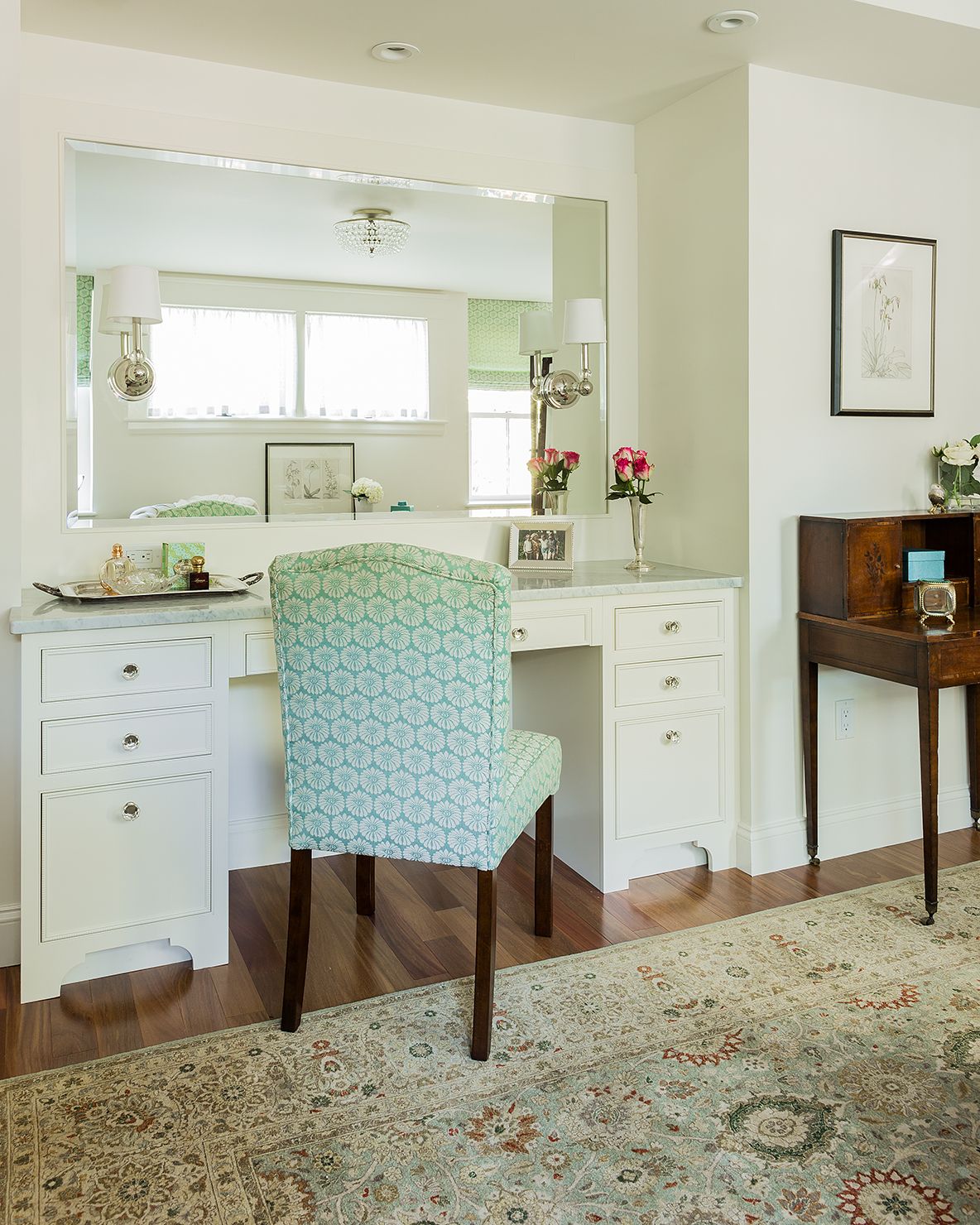 16 Charlestown Townhouse Primary Dressing Room Vanity photo by Michael J. Lee